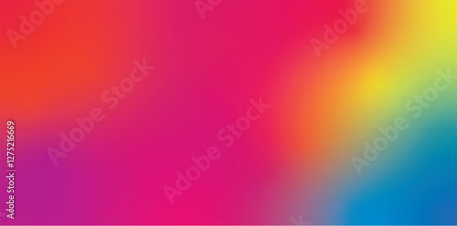 abstract gradient background colors pink red yellow and blue noise texture