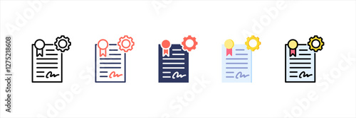 Charter Multistyle Icon Set