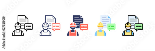 Project Briefing Multistyle Icon Set