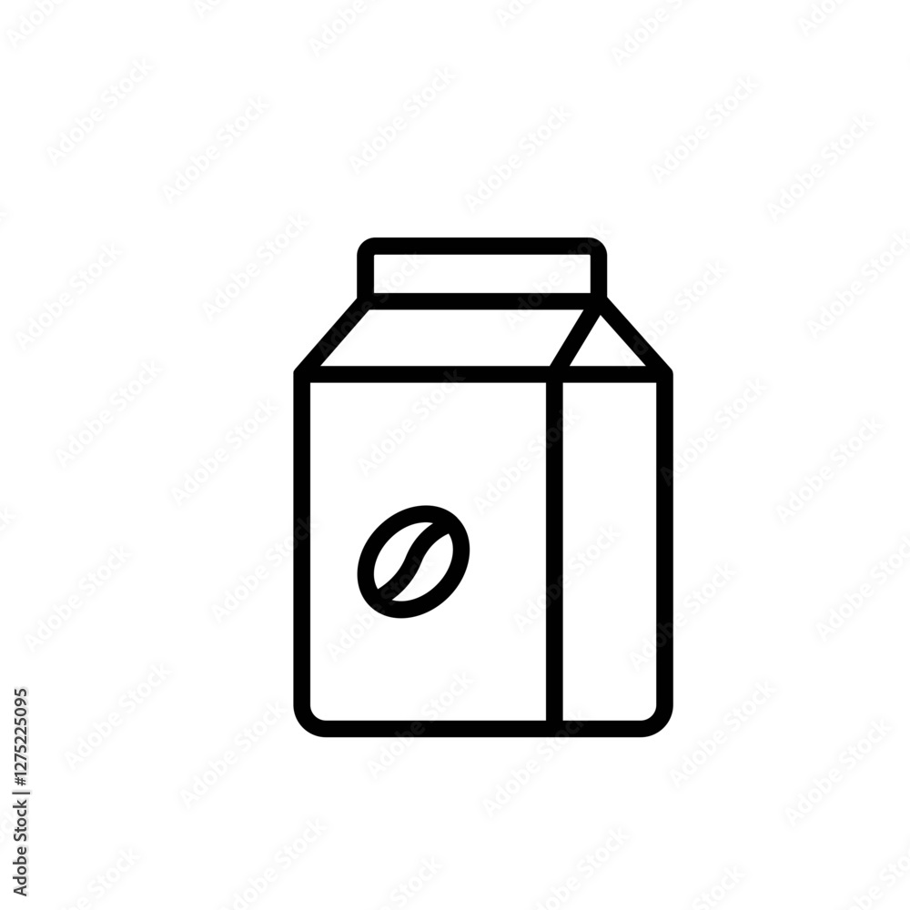 Coffee Carton Outline Icon