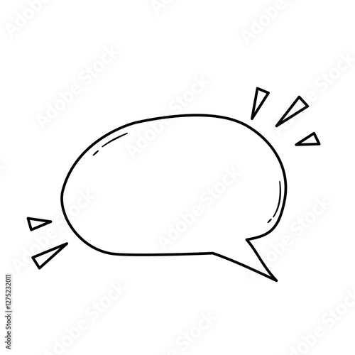 Comic Speech Bubble. Comic Explosion Bubble