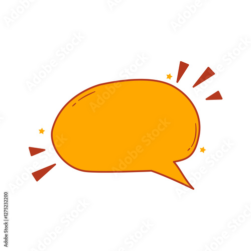 Comic Speech Bubble. Comic Explosion Bubble