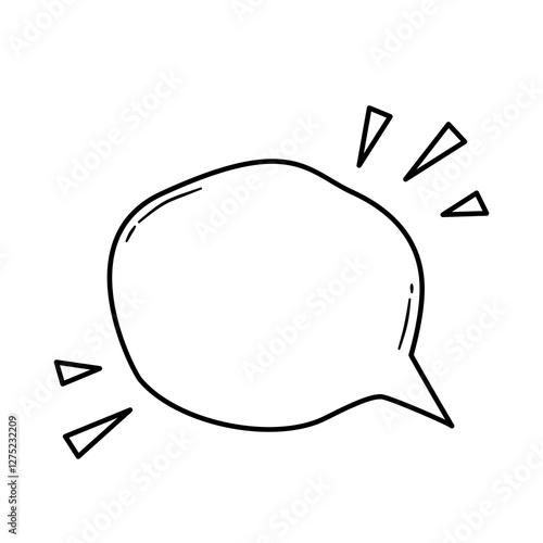Comic Speech Bubble. Comic Explosion Bubble