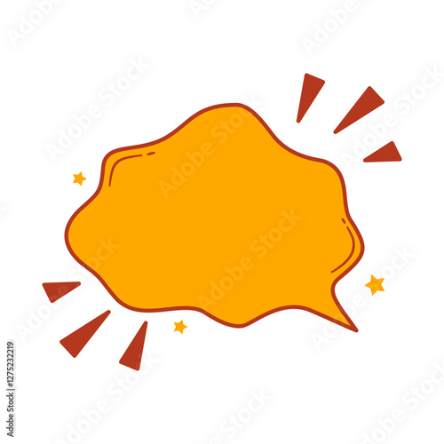 Comic Speech Bubble. Comic Explosion Bubble