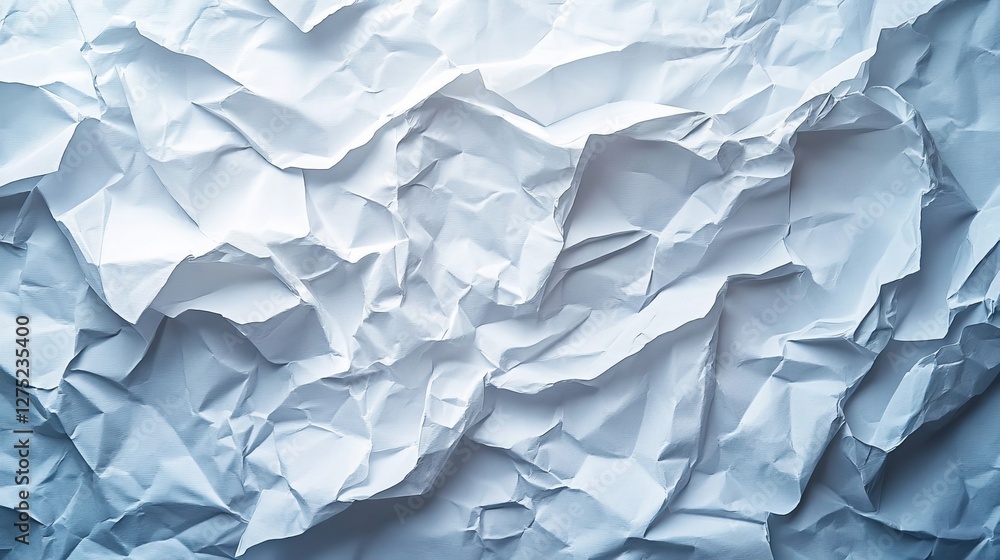 Fototapeta premium A Close Up View of a Single Piece of Paper Surrounded by Multiple White Papers Creating a Minimalist and Clean Aesthetic Perfect for Backgrounds and Document Presentation Needs