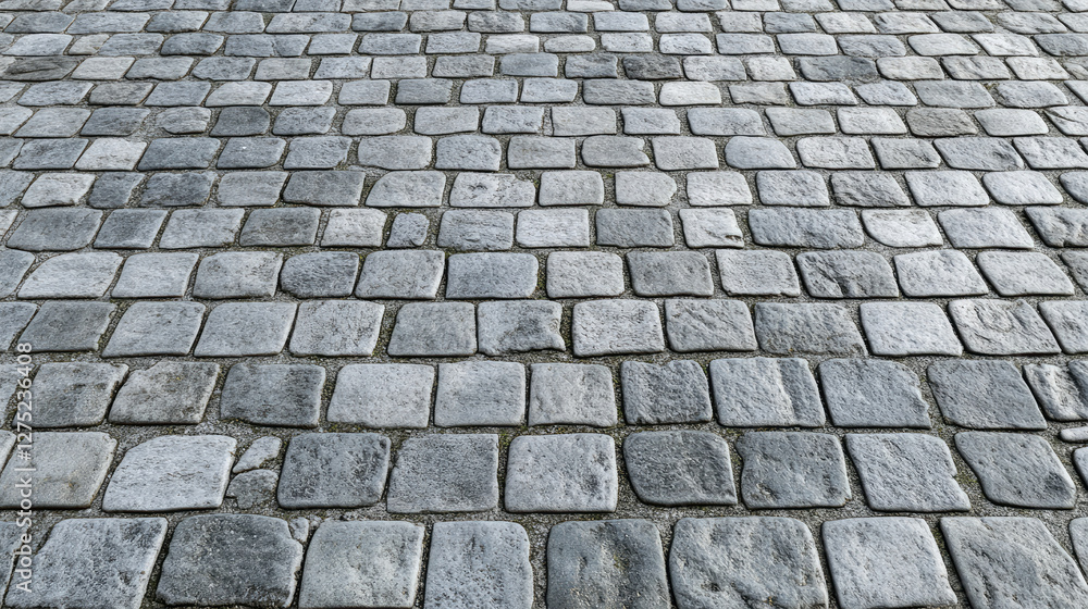 A high-resolution seamless gray cobblestone wall or road texture, designed with grungy stone patterns and natural variations. A high-resolution seamless gray cobblestone wall or road texture, designed with grungy stone patterns and natural variations.