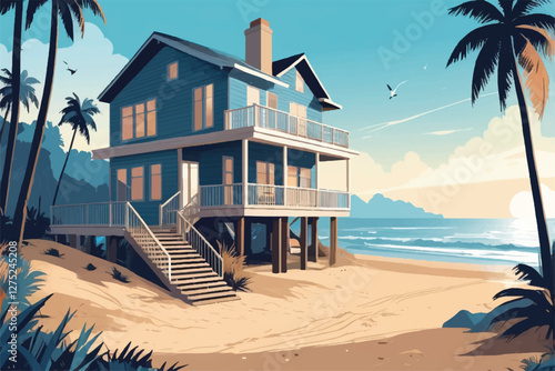 beach house represents a place of refuge and seclusion offering relaxation peace and a break from busy city life