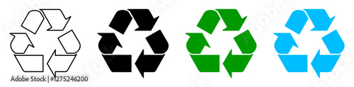 Recycling icon for plastic bottles. Ideal for environmental campaigns, packaging labels, and sustainability, eco-packaging, and waste management.