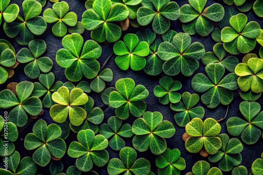 Stunning drone shot reveals a striking texture—vibrant green clover meticulously patterned on a deep black canvas. Stunning drone shot reveals a striking texture—vibrant green clover meticulously patterned on a deep black canvas.