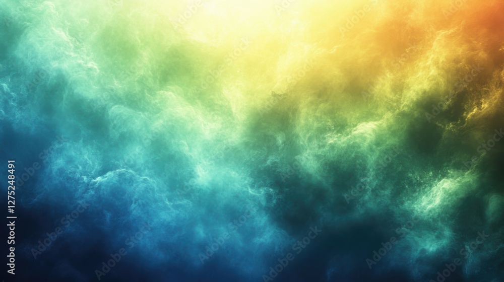 Fototapeta premium Abstract Colorful Cloud Formation Background