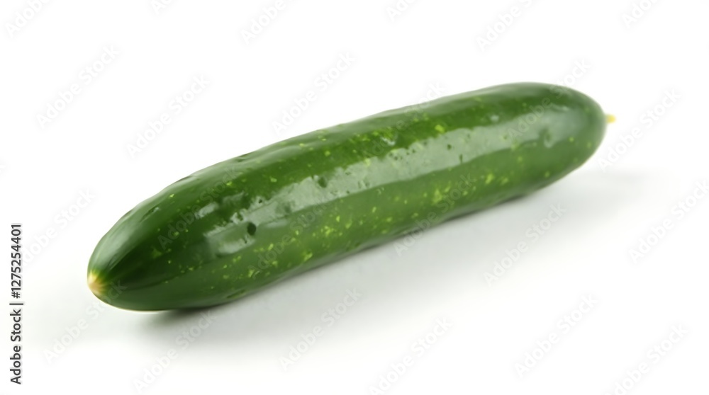 fresh cucumber isolated on white background fresh cucumber isolated on white background