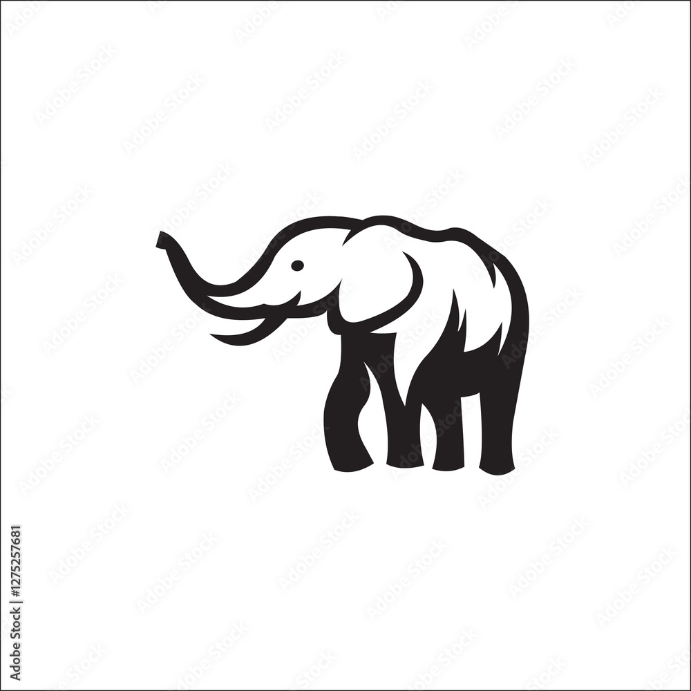 Elephant icon. Vector concept illustration for design. Elephant icon. Vector concept illustration for design.