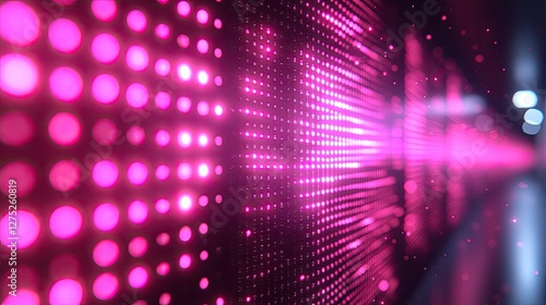 Wallpaper Mural Abstract digital light display Torontodigital.ca