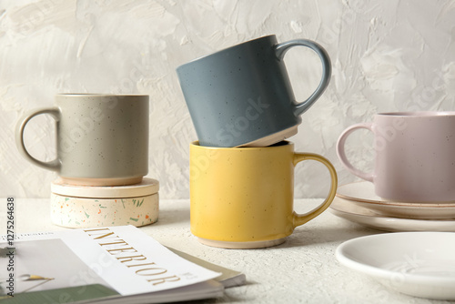 Composition with ceramic mu...