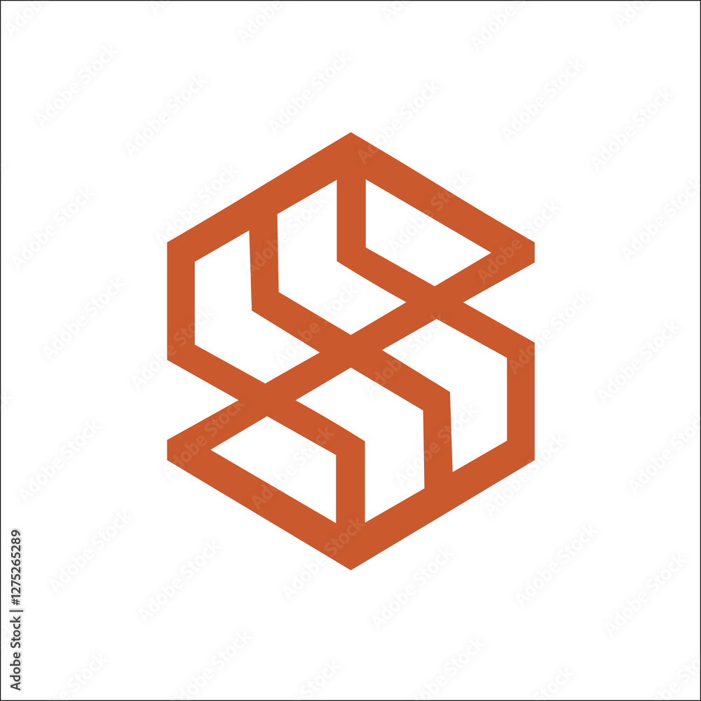 S initial letter hexagon modern logo design template vector S initial letter hexagon modern logo design template vector