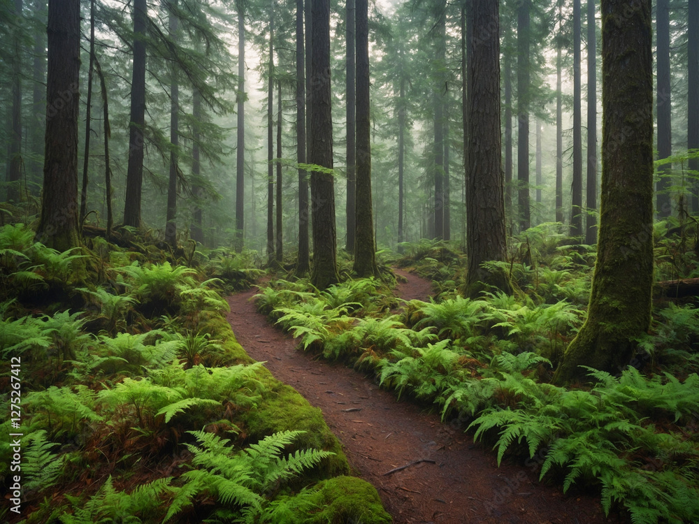 Obraz premium path in the forest