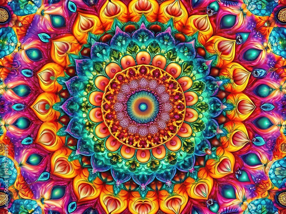 Abstract Mandala Design for Online Marketplace Abstract Mandala Design for Online Marketplace