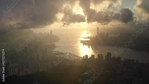 Wallpaper Mural Hong Kong Timelapse of Hong Kong city at night Torontodigital.ca