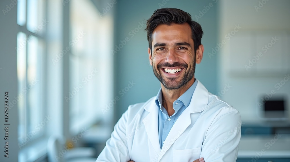 portrait of a handsome doctor portrait of a handsome doctor