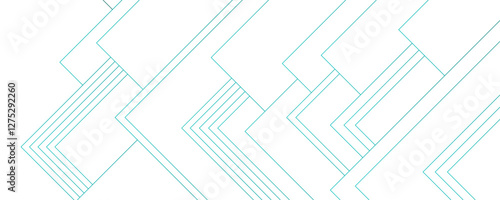 Blue cyan minimal lines abstract futuristic tech background. Blue geometric lines tech design. Blue lines abstract technology geometric pattern. futuristic architecture Geometric triangle and squares 