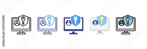 Permission Multistyle Icon Set