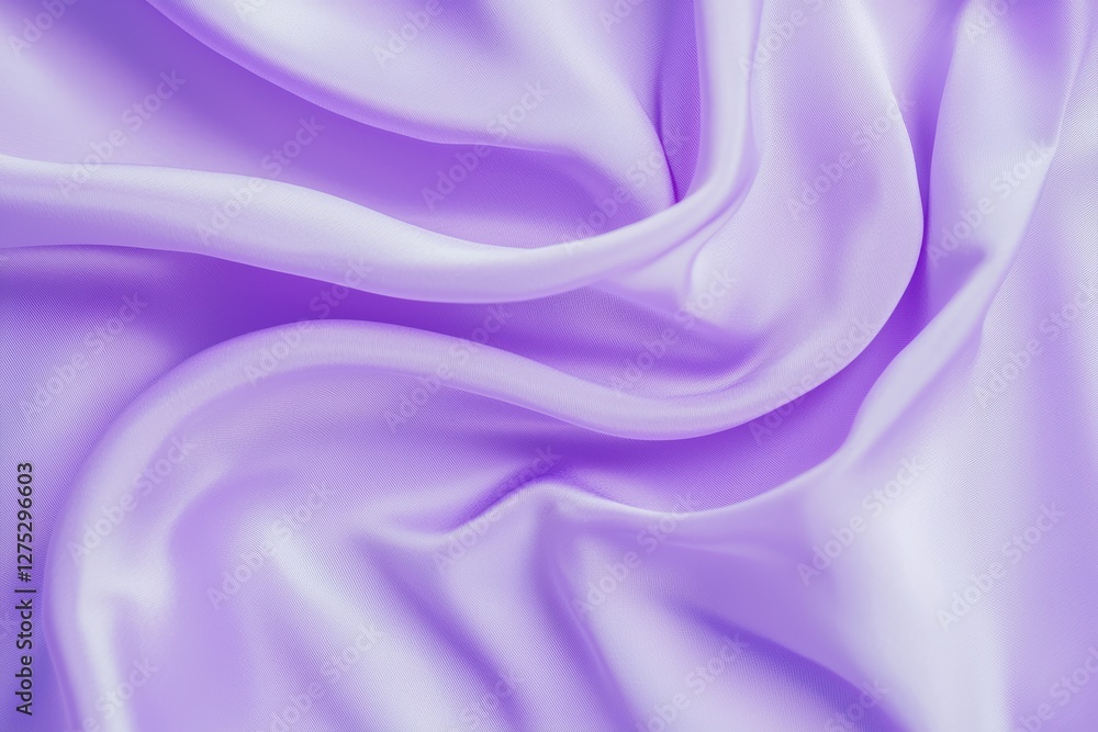 Soft Purple Satin Fabric Draped Elegantly in Smooth, Flowing Texture and Shine Soft Purple Satin Fabric Draped Elegantly in Smooth, Flowing Texture and Shine