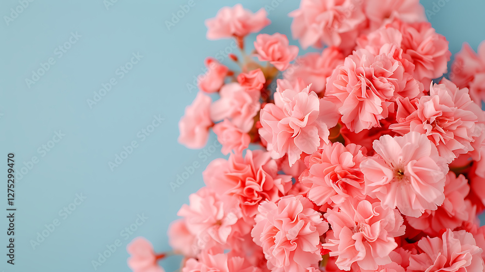 Delicate Pink Blossoms on Blue Background (1) Delicate Pink Blossoms on Blue Background (1)
