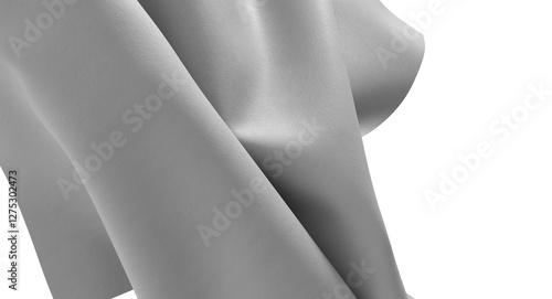 Abstract Draped Fabric
