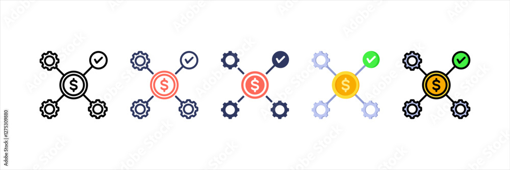 Diversification Multistyle Icon Set Diversification Multistyle Icon Set