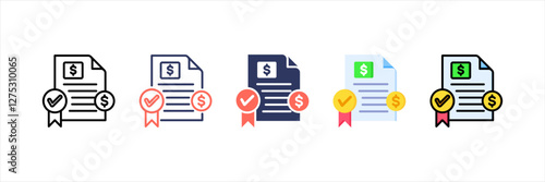 Regulation Multistyle Icon Set