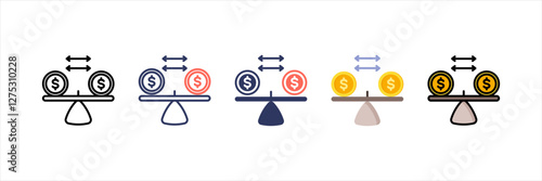 Balance Multistyle Icon Set