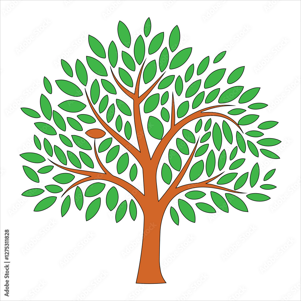 Obraz premium tree with green leaves