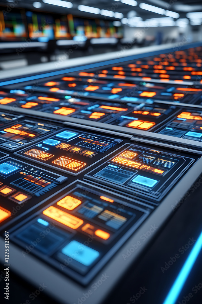 Futuristic Control Panel Interface Design Futuristic Control Panel Interface Design