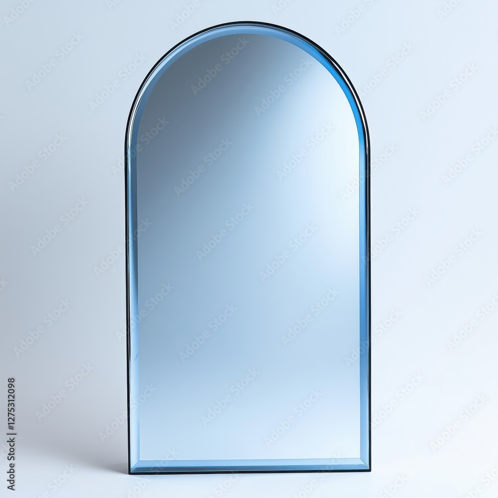 Arched Full-Length Mirror on a plain white background. Arched Full-Length Mirror on a plain white background.