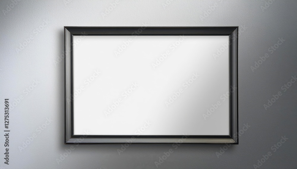 Minimalist White Poster Mockup with Elegant Frame Against a Light Wall, Empty Sheet as Canvas for Creative Visionaries, Inspiring Home Decor or Design Projects. Minimalist White Poster Mockup with Elegant Frame Against a Light Wall, Empty Sheet as Canvas for Creative Visionaries, Inspiring Home Decor or Design Projects.