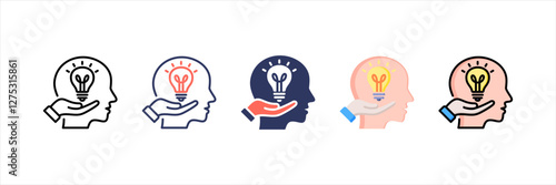 Retention Multistyle Icon Set