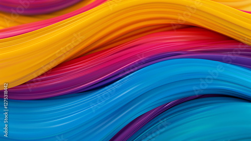 Abstract Colorful Swirling Paint Textures (1)