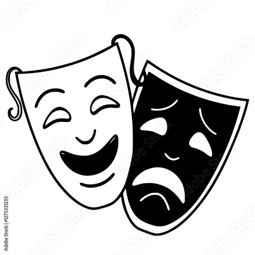 Duality of Emotion, Bipolar Disorder Concept Illustration