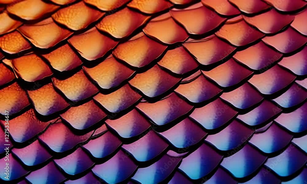 Colorful iridescent scales texture background Colorful iridescent scales texture background