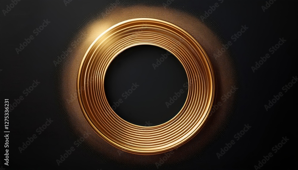 Elegant Golden Ring Frame Mockup Luxurious Circle Border Design Element for Digital Art, Home Decor, or Design Inspiration, Radiating Sophistication and Richness Elegant Golden Ring Frame Mockup Luxurious Circle Border Design Element for Digital Art, Home Decor, or Design Inspiration, Radiating Sophistication and Richness