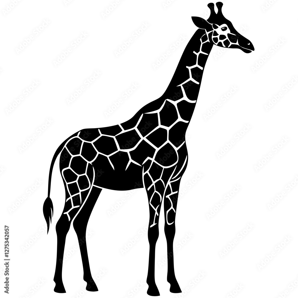 Naklejka premium giraffe vector illustration