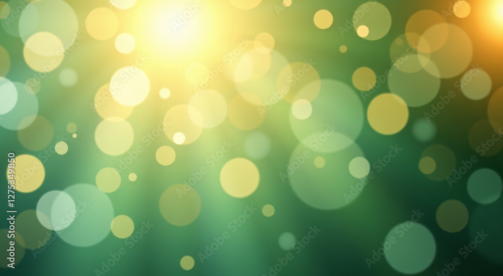 Ramadan Background. Gold Green Abstract Bokeh Lights. Festive banner, invitation, website header, spiritual design, dreamy backdrop. Ramadan Background. Gold Green Abstract Bokeh Lights. Festive banner, invitation, website header, spiritual design, dreamy backdrop.