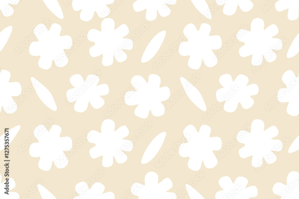 Trendy floral seamless pattern backgorund Trendy floral seamless pattern backgorund