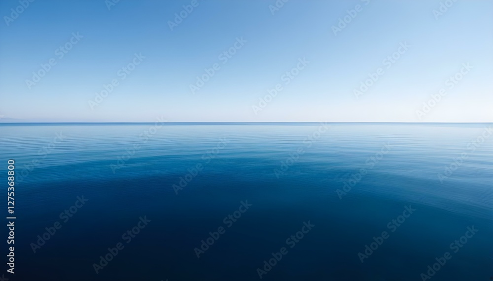 custom made wallpaper toronto digitalSimple calm blue sea, ocean under a blue sky. Calm mood, mood photo, sea, sky background. Landscape. heaven, dawn. Spiritual, wellness, meditation, summer, zen.
