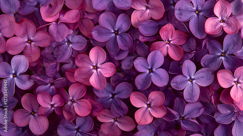 Vibrant lilac flowers creating a colorful floral backdrop