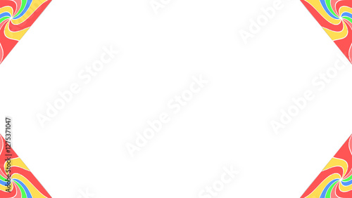 Background white with abstract border. Vector can be used for banners, posters, power points, templates, slides, etc.