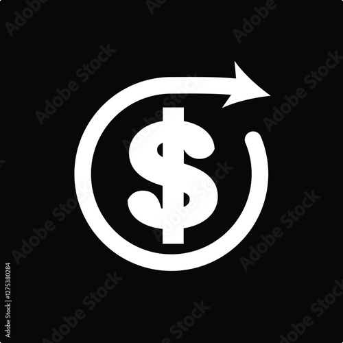 Vector Design dollar Icon Style