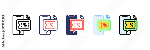 Online Reservation Multistyle Icon Set