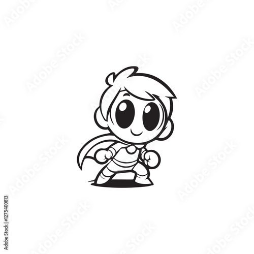 Superhero Cartoon Vector