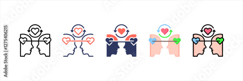 Empathy Multistyle Icon Set